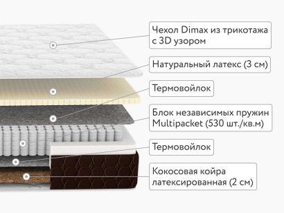 Матрас Dimax Мега Софт Хард