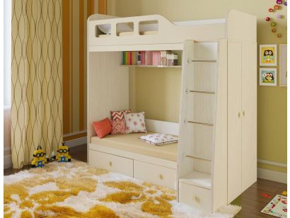 Двухъярусные кровати для троих детей в интернет-магазине MnogoDivanov.ru от 8950 руб.