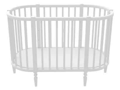 Кроватка для новорожденного ФурниТурни Джуниор овальная