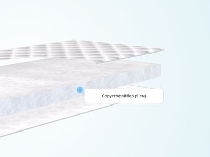Матрас детский с холлофайбером