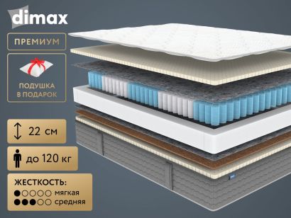 Матрас Dimax OK Медиум Софт 100x195