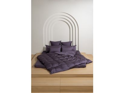 Комплект постельного белья German Grass Violet Brilliant Grass евро с простыней на резинке 160x200 см