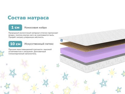 Состав детского матраса Dimax Космос