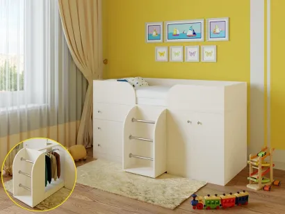 Детская кроватка чердак РВ-мебель Астра 5