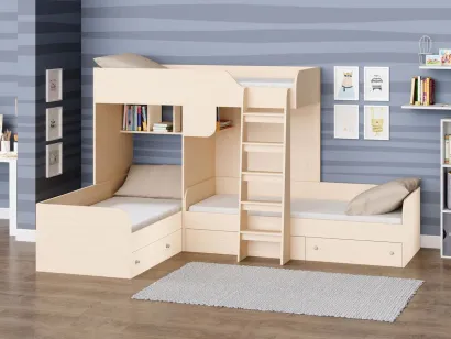 Двухъярусная кровать РВ-мебель Трио