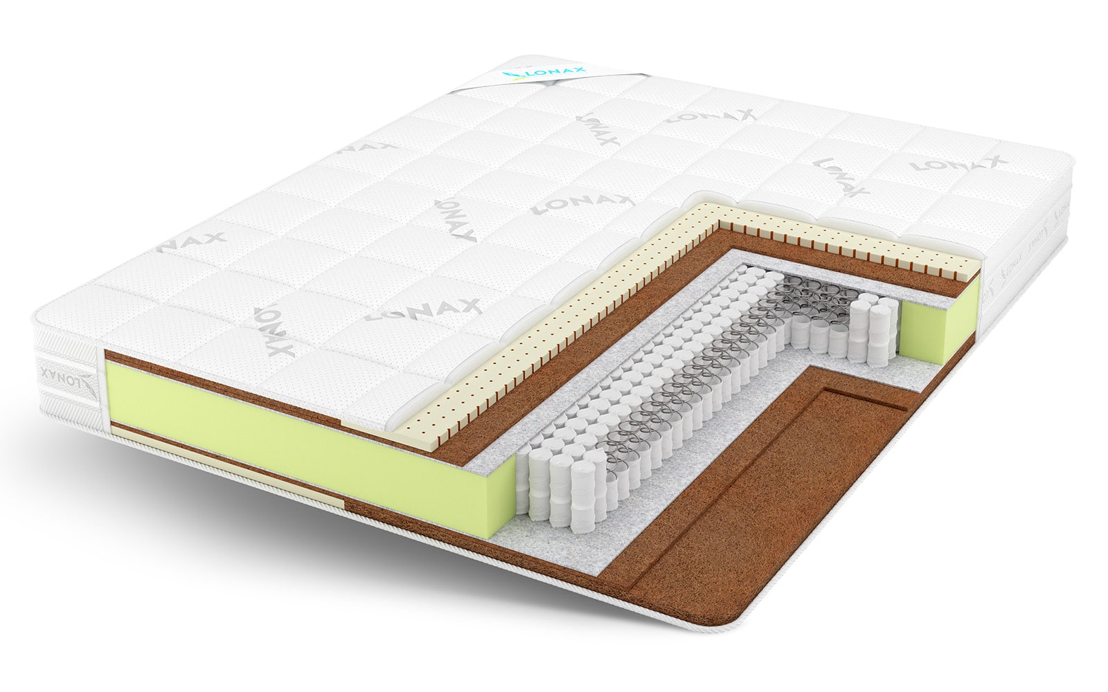 Матрас lonax ппу cocos s1000 160x200