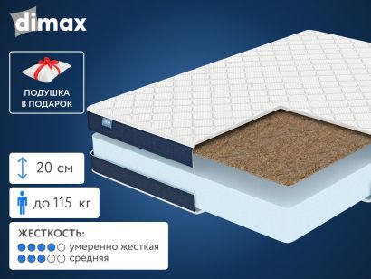 Матрас Dimax Практик Чип Ролл 18 Кокос 90x190