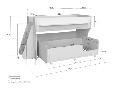 кровать двухъярусная капризун 7