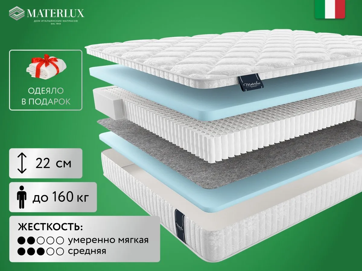 Матрас MaterLux Mezzo Multi 100x200