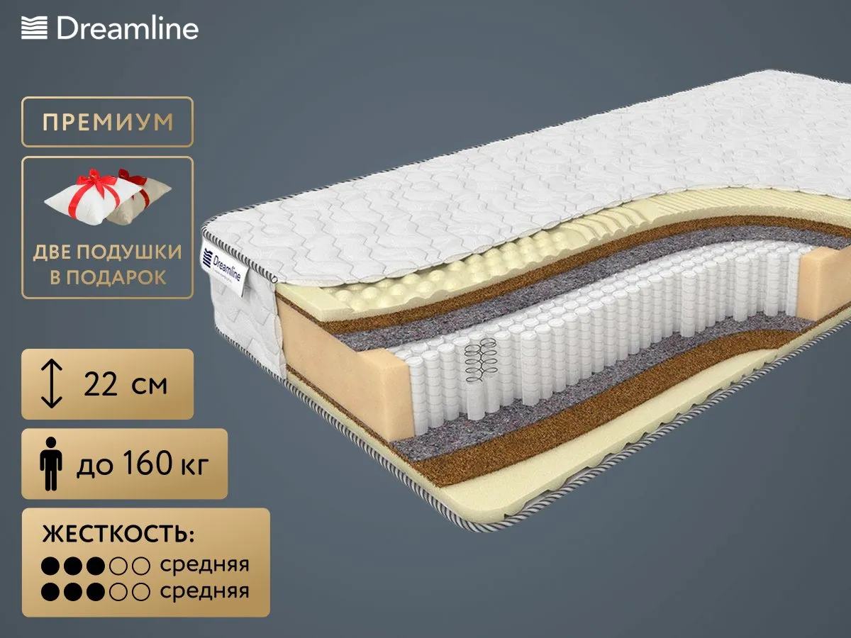 Матрас DreamLine Natural Space Massage S2000