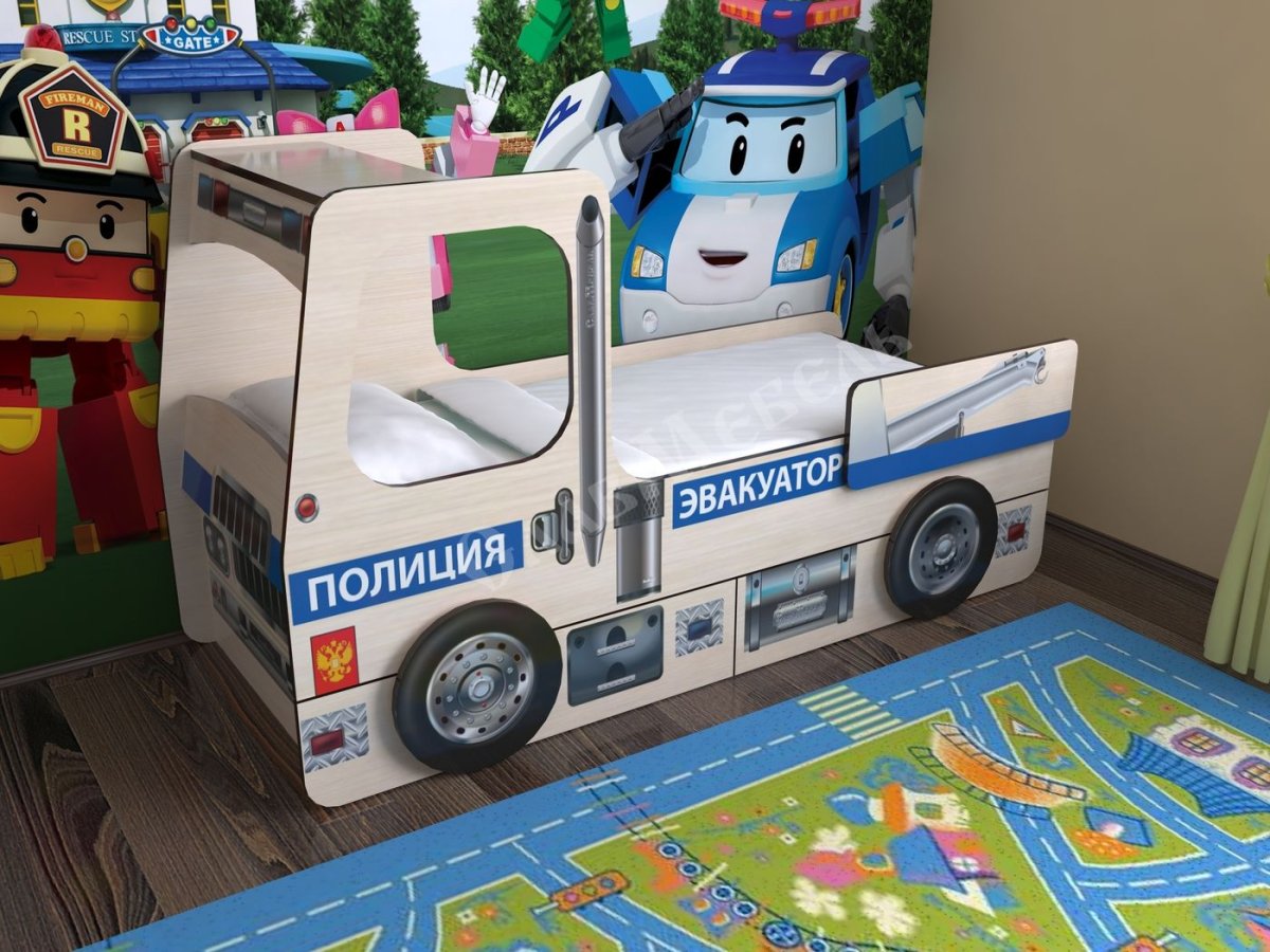 Кровать детская СЛАВМЕБЕЛЬ грузовик