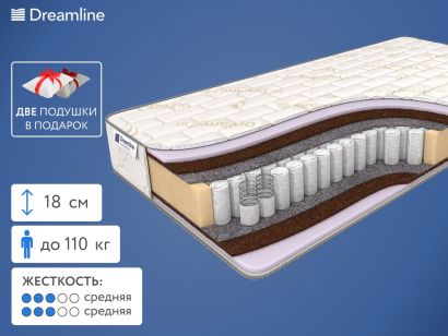 Матрас DreamLine Classic +10 Hard TFK