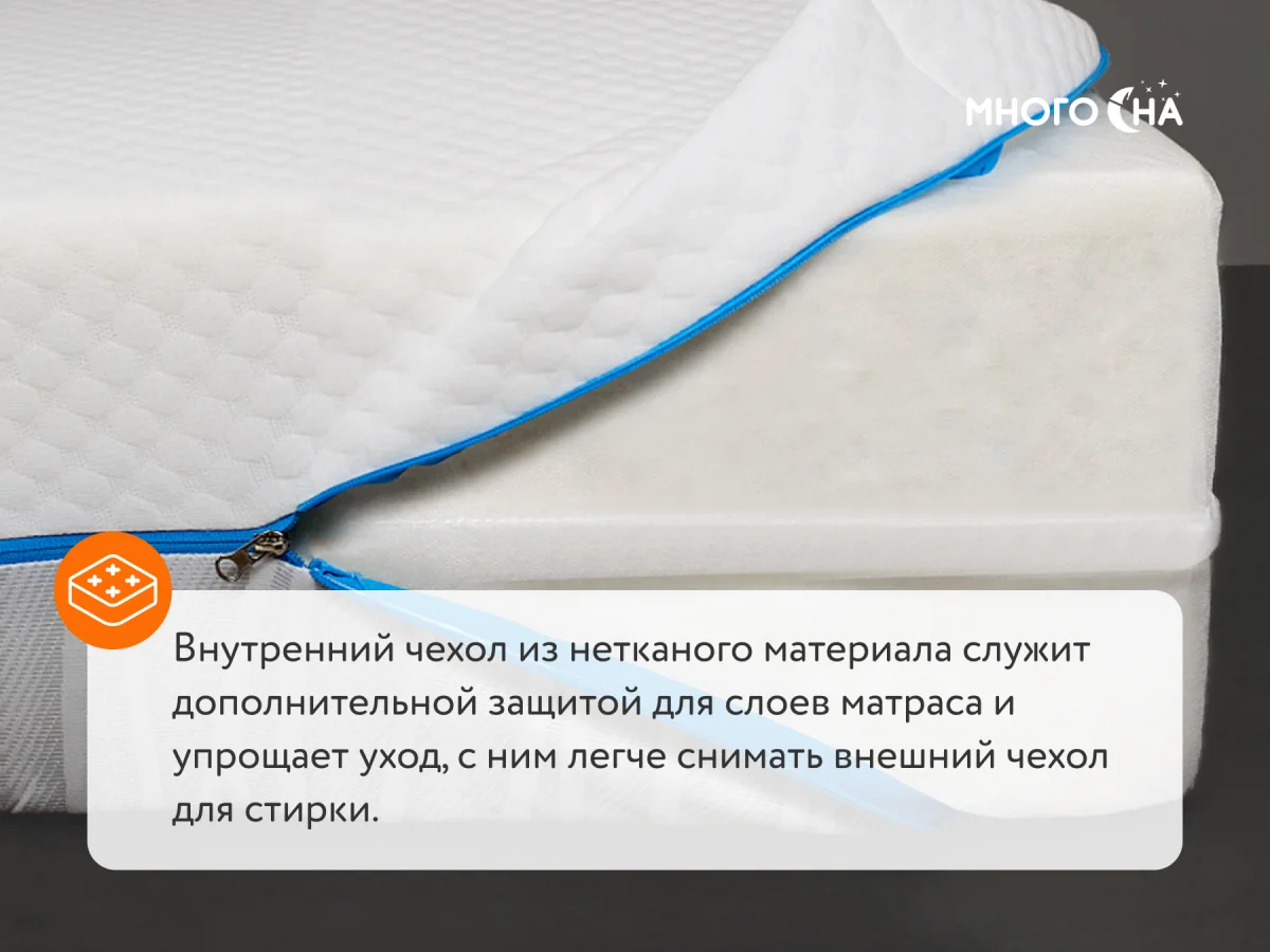 Матрас Promtex Soft Combi Eco – купить в Москве, цены в интернет-магазине  «МногоСна»